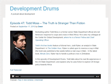 Tablet Screenshot of developmentdrums.org